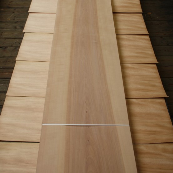 This picture shows a section of our new additions of the Swiss Pearwood veneers.